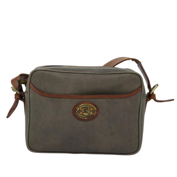 Burberrys Shoulder Bag PVC Gray Auth bs14118 - Picture 13 of 16